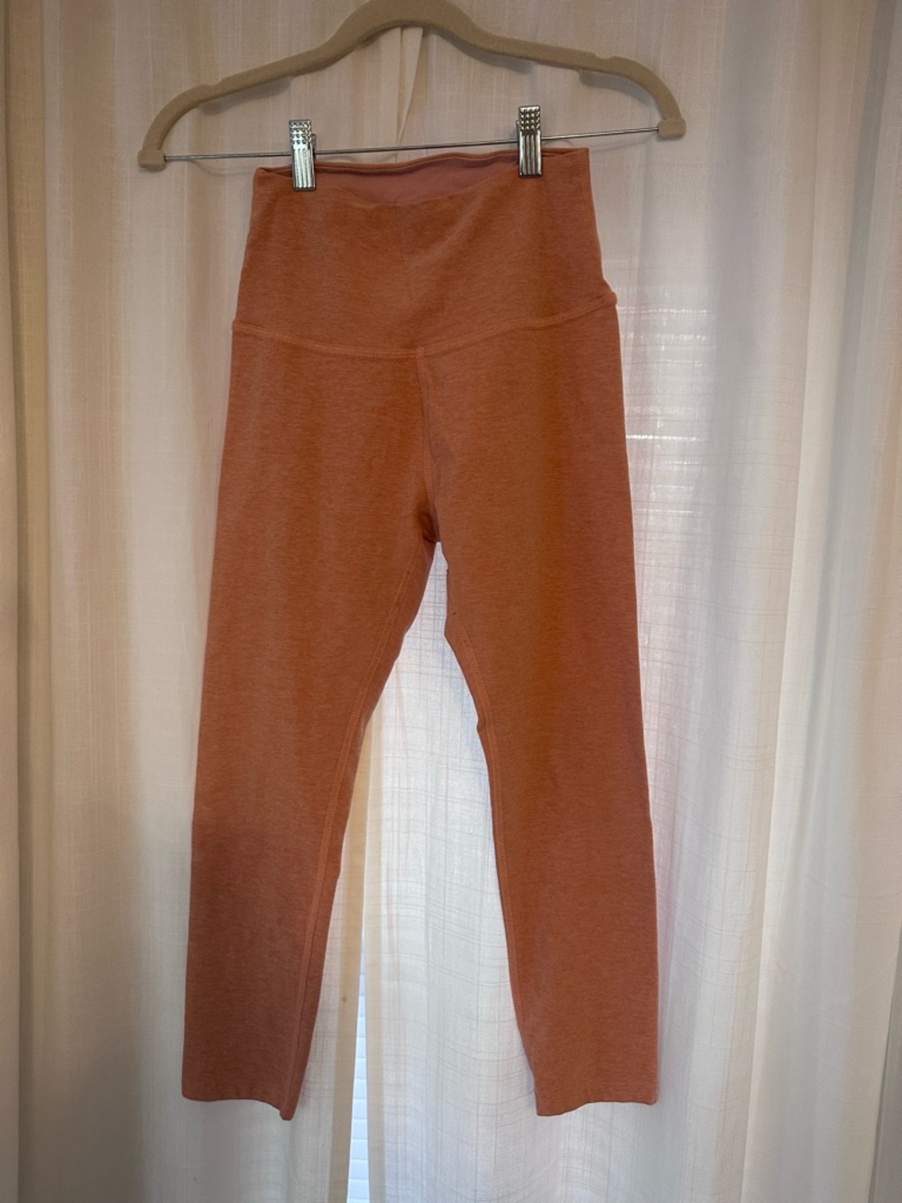 Set of 2 Pink/Peach Beyond Yoga Leggings